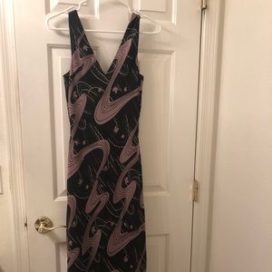 Silk BCBG Dress Size 8 EUC